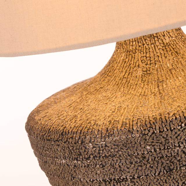 Avaya 1Lt Table Lamp, Ceramic with Linen Shade