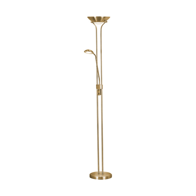 Mother & Child LED Dimmable Floor Lamp - Satin Brass