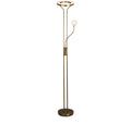 Mother & Child Floor Lamp - Satin Brass Metal