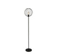 Rondo Floor Lamp - Black Metal