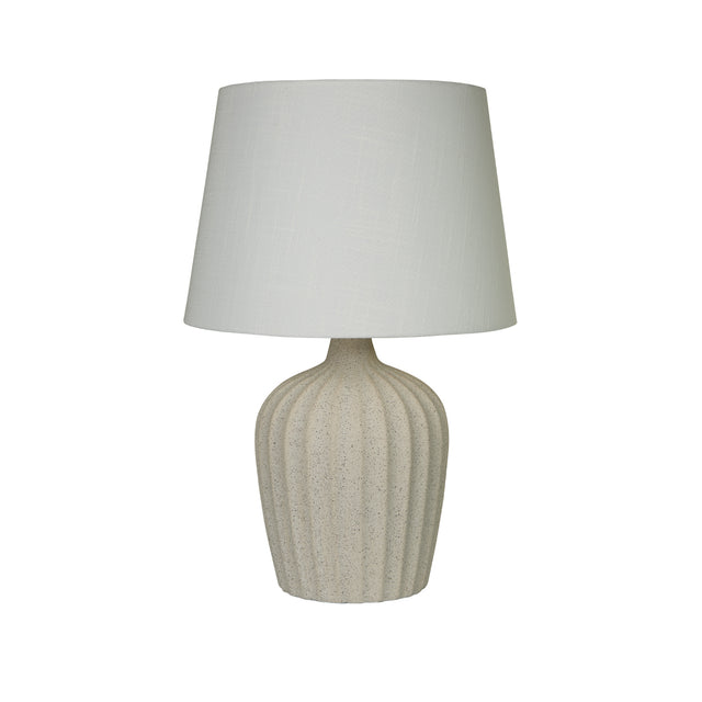 Padstow Table Lamp - Ceramic with Fabric Shade