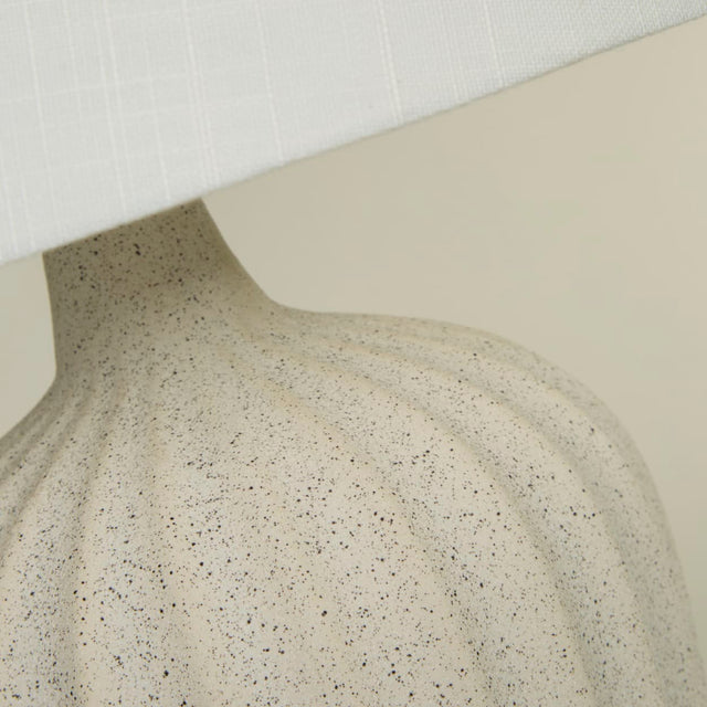 Padstow Table Lamp - Ceramic with Fabric Shade