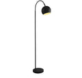 Calumn Floor Lamp - Matt Black Metal