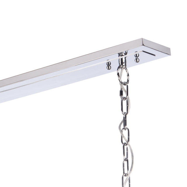 Eulalia 10 Light Chandelier Polished Chrome Crystal