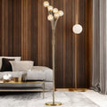 Bason 6L Satin Brass G9 Floor Lamp