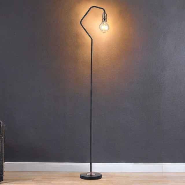Black C/W Copper Venus Floor Lamp (Bulb Not Incl.)