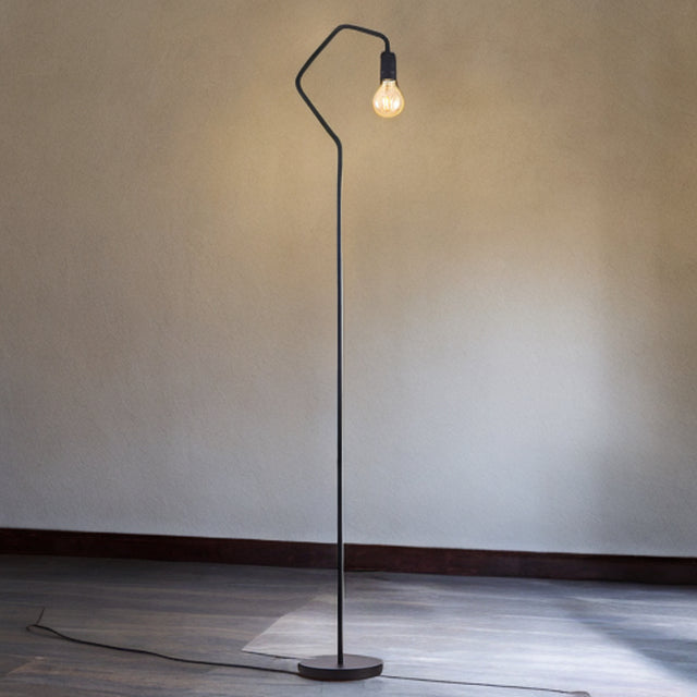 Black Finish Venus Floor Lamp