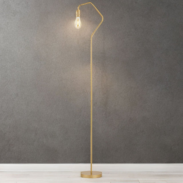 Satin Brass Venus Floor Lamp (Bulb Not Incl.)