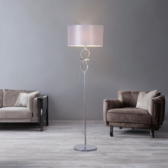 Chester Chrome Floor Lamp