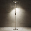 Antique Brass Led Mother And Child Floor Lamp
