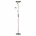 Satin Nickel Led Mother And Child Floor Lamp