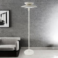 Beige Retro Style Metal Floor Lamp