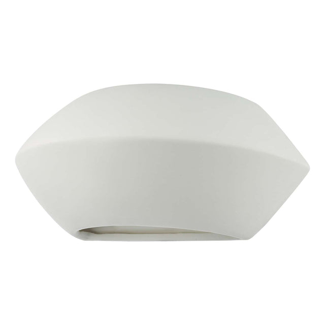 Foden Ceramic Wall Washer White Unglazed