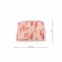 Joules Folly Pleated Shade Tree Of Life Cream & Pink 25cm