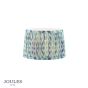 Joules Folly Pleated Shade Ikat Blue 25cm