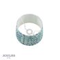 Joules Folly Pleated Shade Ikat Blue 25cm