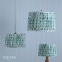 Joules Folly Pleated Shade Ikat Blue 25cm