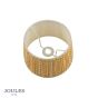 Joules Folly Pleated Shade Yellow Geo 25cm