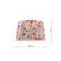 Joules Folly Pleated Shade Ikat Multi 25cm