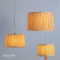 Joules Folly Pleated Shade Yellow Geo 30cm