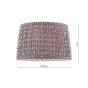 Joules Folly Pleated Shade Floral Foula 30cm