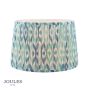 Joules Folly Pleated Shade Ikat Blue 40cm