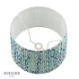 Joules Folly Pleated Shade Ikat Blue 40cm