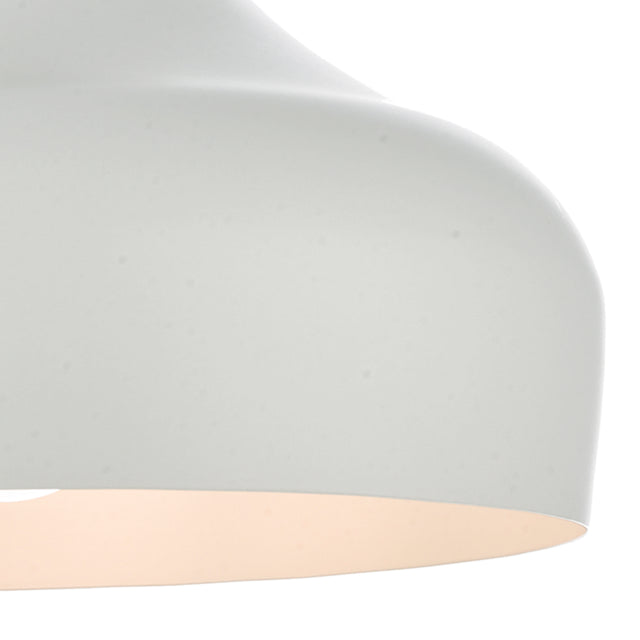 Gaucho 1 Light Pendant White