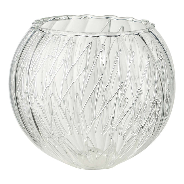 GL9 Mix & Match Clear Glass With Inner Wire Detail