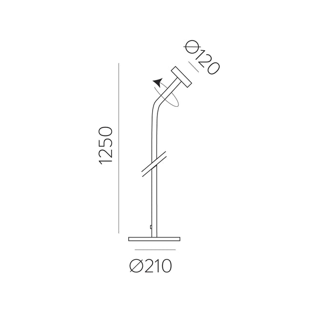 Corvus Floor lamp