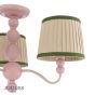 Joules Harewood 3 Light Semi Flush Pink