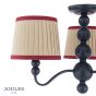 Joules Harewood 3 Light Semi Flush Navy Blue