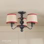 Joules Harewood 3 Light Semi Flush Navy Blue