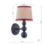 Joules Harewood Wall Light Navy Blue