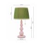 Joules Harewood Table Lamp Pink