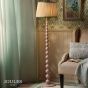 Joules Harewood Floor Lamp Pink