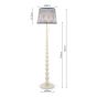 Joules Harewood Floor Lamp Cream