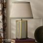 Joules Helmingham Claw Foot Table Lamp Green Stripe