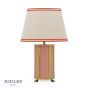 Joules Helmingham Claw Foot Table Lamp Red Stripe