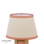 Joules Helmingham Claw Foot Table Lamp Red Stripe