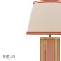 Joules Helmingham Claw Foot Table Lamp Red Stripe