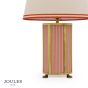 Joules Helmingham Claw Foot Table Lamp Red Stripe