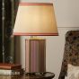 Joules Helmingham Claw Foot Table Lamp Red Stripe