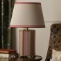Joules Helmingham Claw Foot Table Lamp Red Stripe