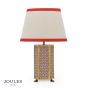 Joules Helmingham Claw Foot Table Lamp Red Print