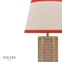Joules Helmingham Claw Foot Table Lamp Red Print