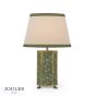 Joules Helmingham Claw Foot Table Lamp Green Print