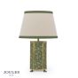Joules Helmingham Claw Foot Table Lamp Green Print