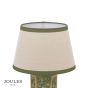 Joules Helmingham Claw Foot Table Lamp Green Print
