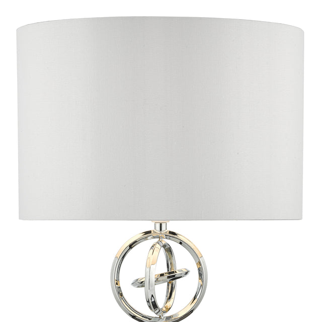 Innsbruck Table Lamp Polished Chrome With Shade